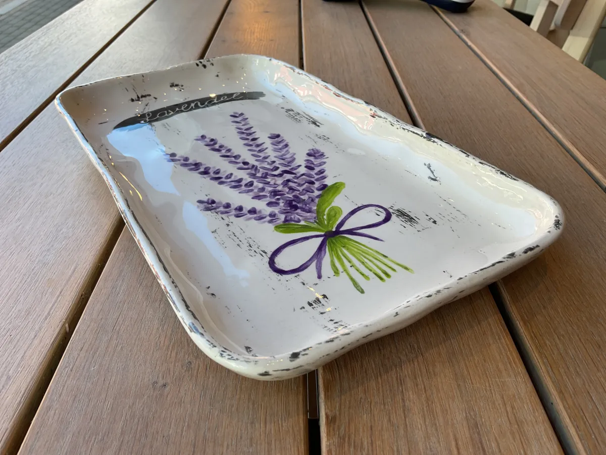 Servierplatte – handbemaltes Unikat 009