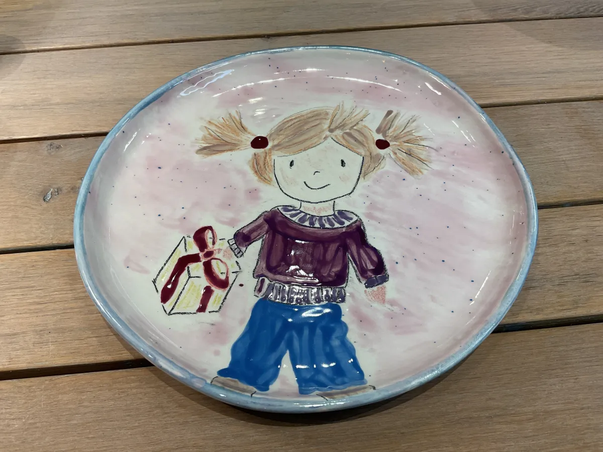 Teller– handbemaltes Unikat 099