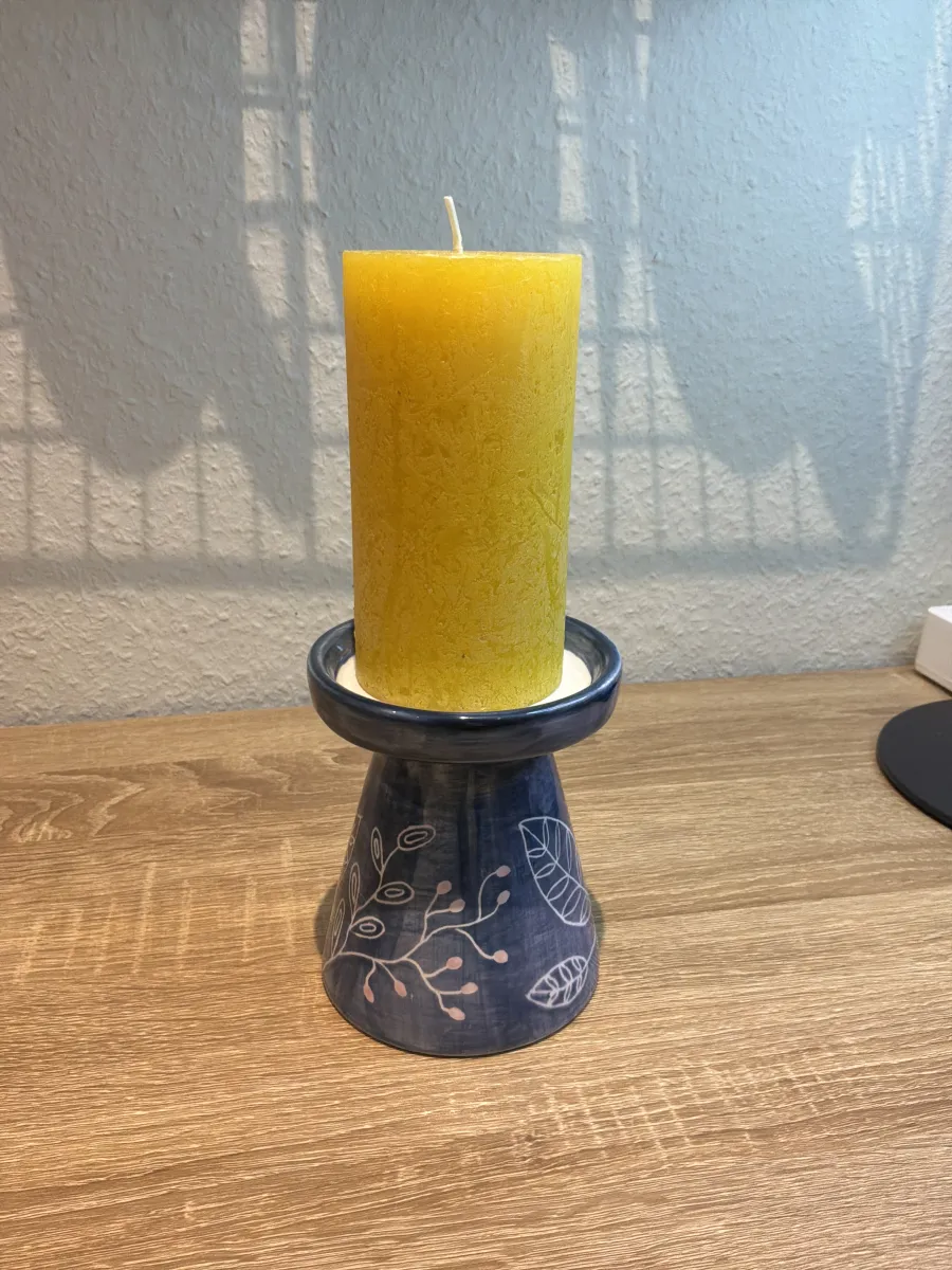 Kerzenständer – handbemaltes Unikat 013